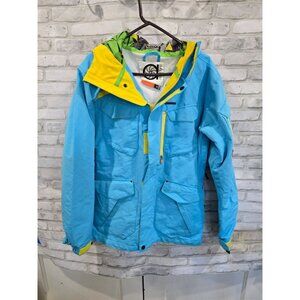 Aperture Jacket Womens Small Ski Snowboard Winter Soft Shell Teal Blue‎ Green